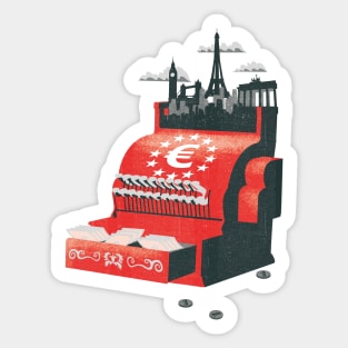 Caspian_euro cash register Sticker